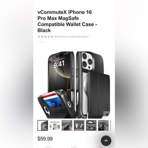Vena vCommuteX iPhone 16 Pro Max MagSafe Wallet case